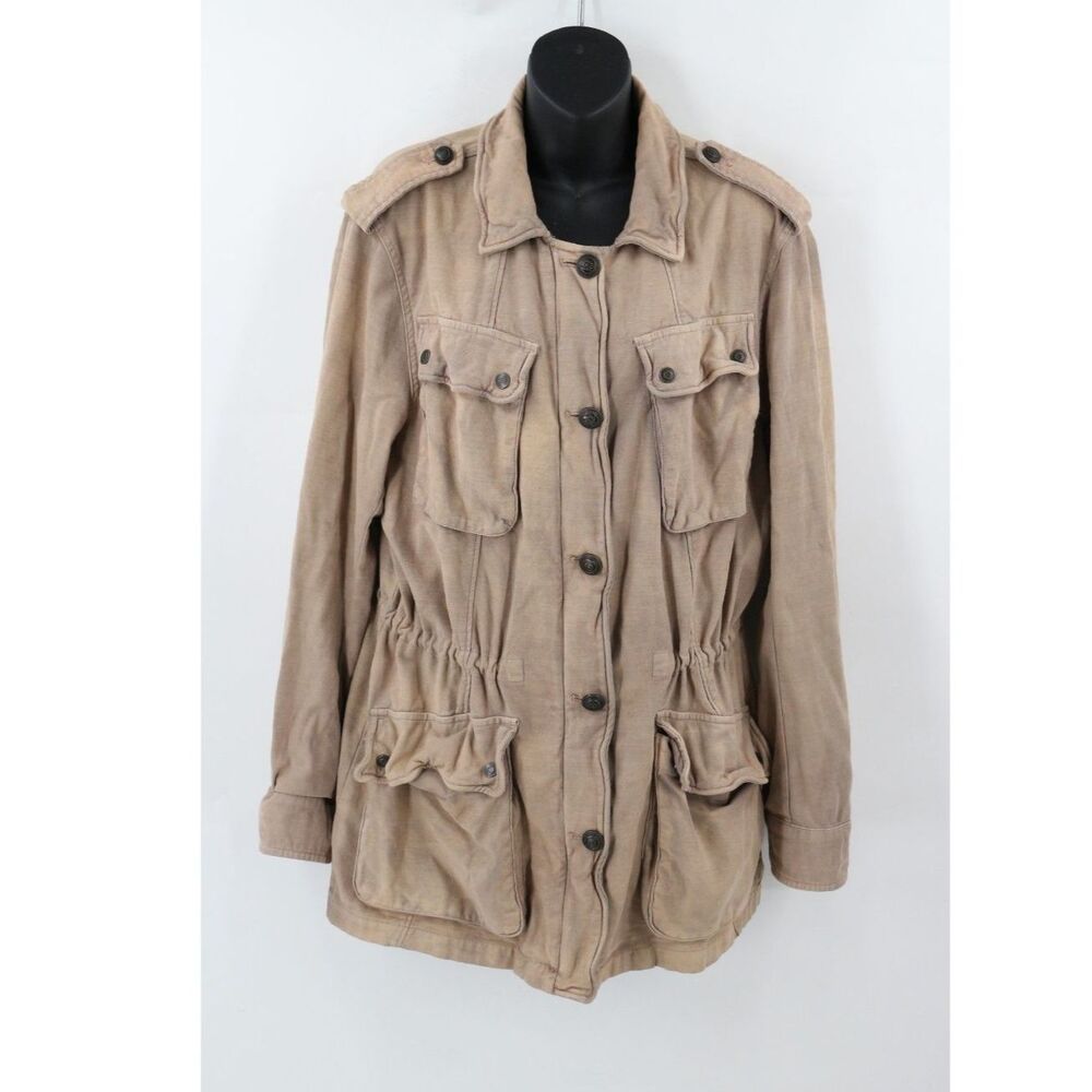 Free People Not Your Brothers Surplus Jacket Size Large Military Utility